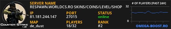 RESPAWN.WORLDCS.RO SKINS/COINS/LEVEL/SHOP